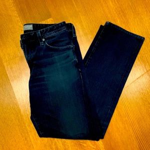 AG Jeans size 31x34.  Dark rinse denim.